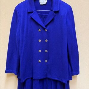 Elegant Purple Skirt Set